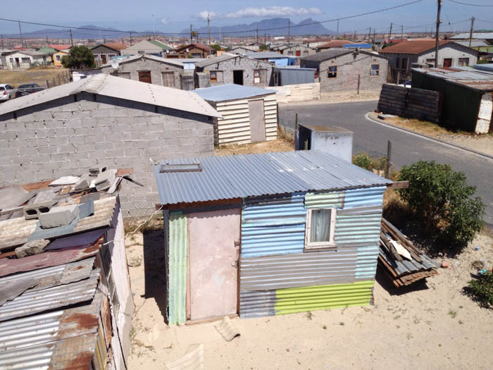 View from the rooftop of eKhaya eKasi in Khayelitsha, South Africa - Dec. 10, 2012