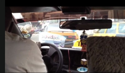 Inside a Dakar Taxi