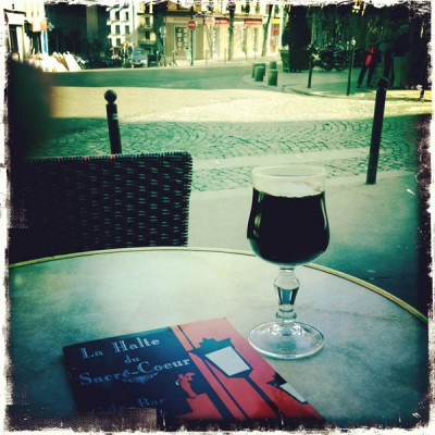 Vin Chaud in Montmartre district in Paris, France