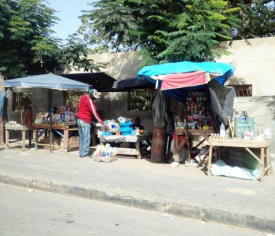 Dakar Street Life on route to the Derkle Cultural Centre