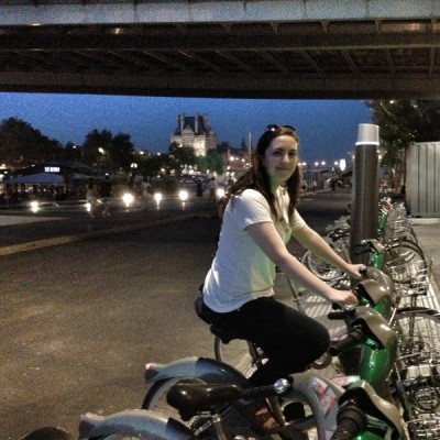 Velib bikes in Paris 