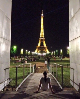 view from the Peace monument, Paris