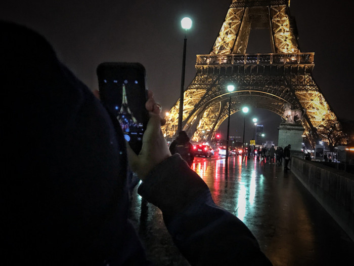 Eiffel tower shot on iPhone