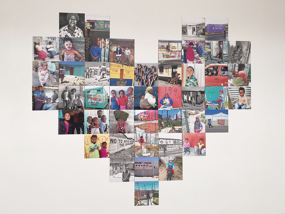 This is a collage of the women’s photos taken over the first year of The Heart of a Woman Project in South Africa. It was debuted at at the 1st anniversary photography exhibition and cultural celebration at eKhaya eKasi on November 22, 2014.