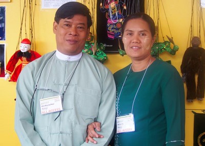 Htwe Khin Maung and Oo Tin Tin of Htwe Oo Myanmar