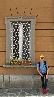 a window in Varenna