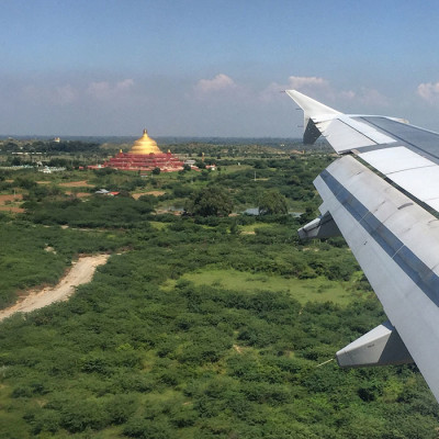 arriving in Mandalay, Myanmar