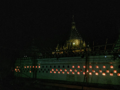 Thadingyut in Inle lake, Myanmar. Myanmar festivals. 