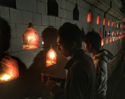 Thadingyut in Inle lake, Myanmar. Myanmar festivals. 