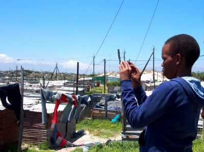 photographing in Khayelitsha, South Africa